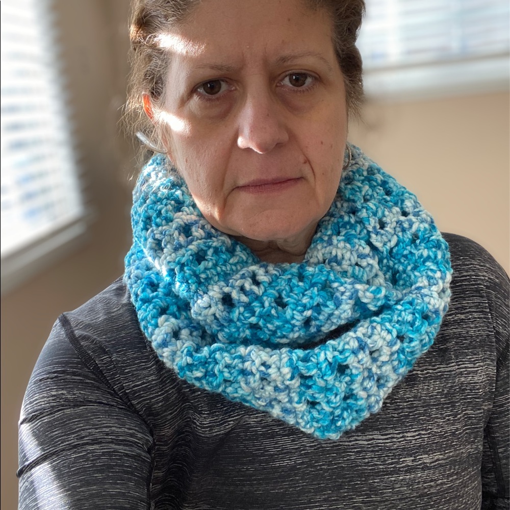 Handmade infinity scarf